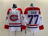 Men's Montreal Canadiens #77 Kirby Dach White Stitched Jersey,baseball caps,new era cap wholesale,wholesale hats